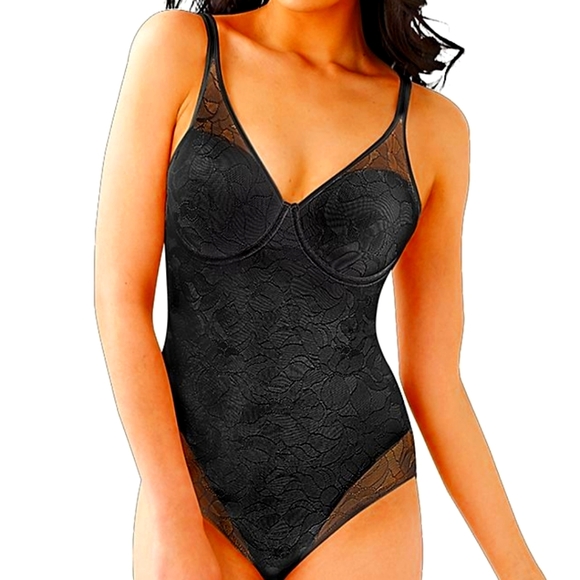 Bali Other - Bali ultra light body briefer firm control black 36D new